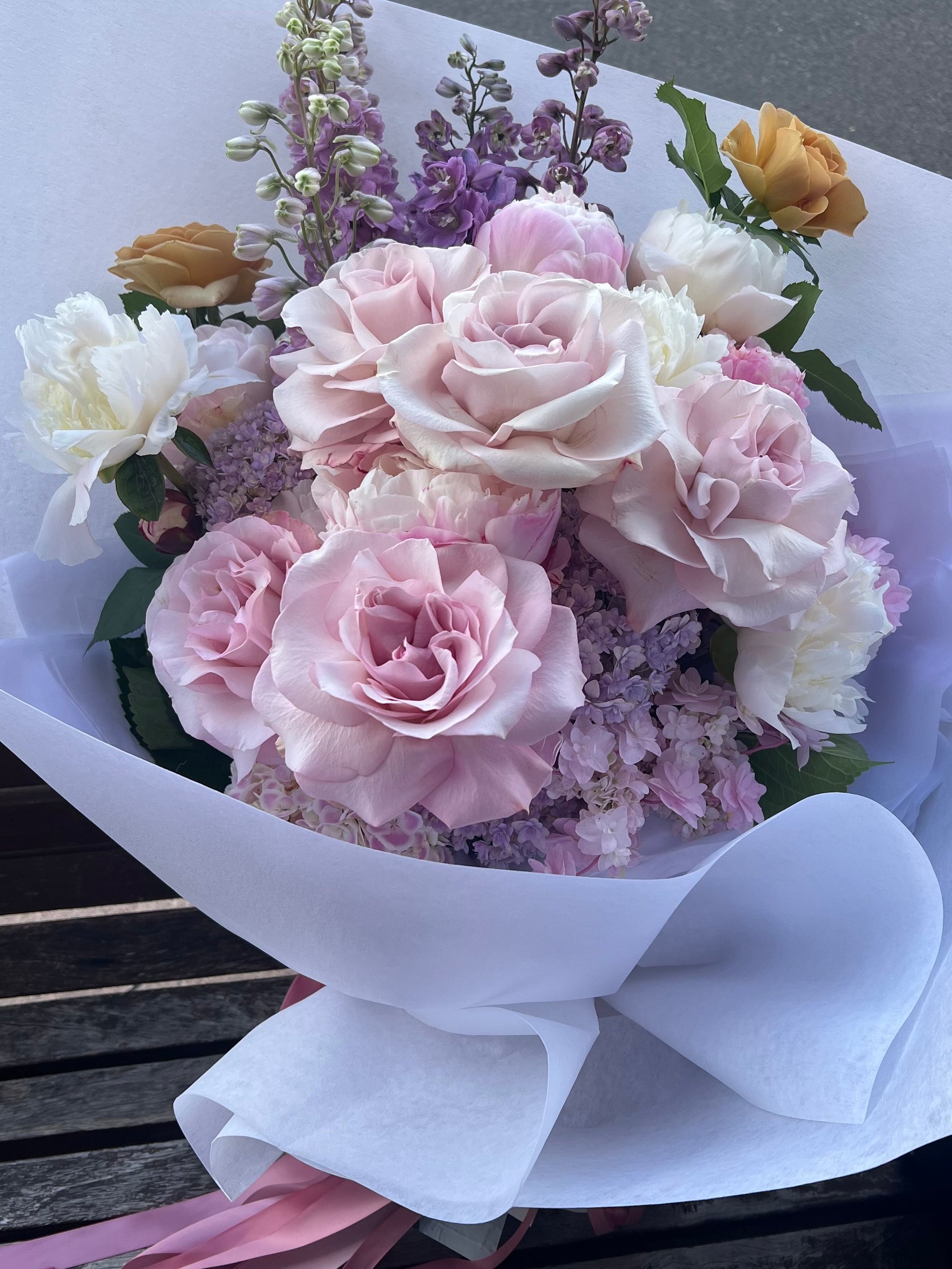 Florist Choice - Soft Pastel Palette - $175 / No Vase
